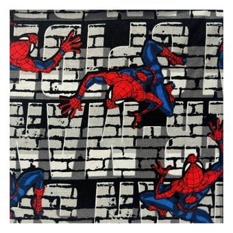 Spider-Man Crawler Cotton Print Fabric by the Metre image number 2
