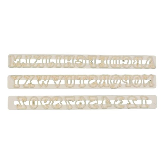 FMM Art Deco Alphabet and Number Cutters 3 Pieces image number 2