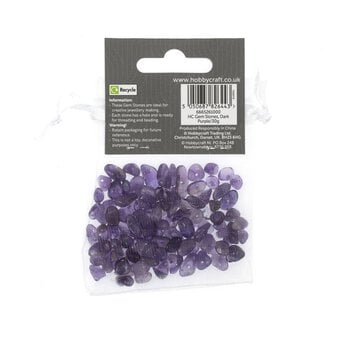 Dark Purple Gem Stones 30g image number 4