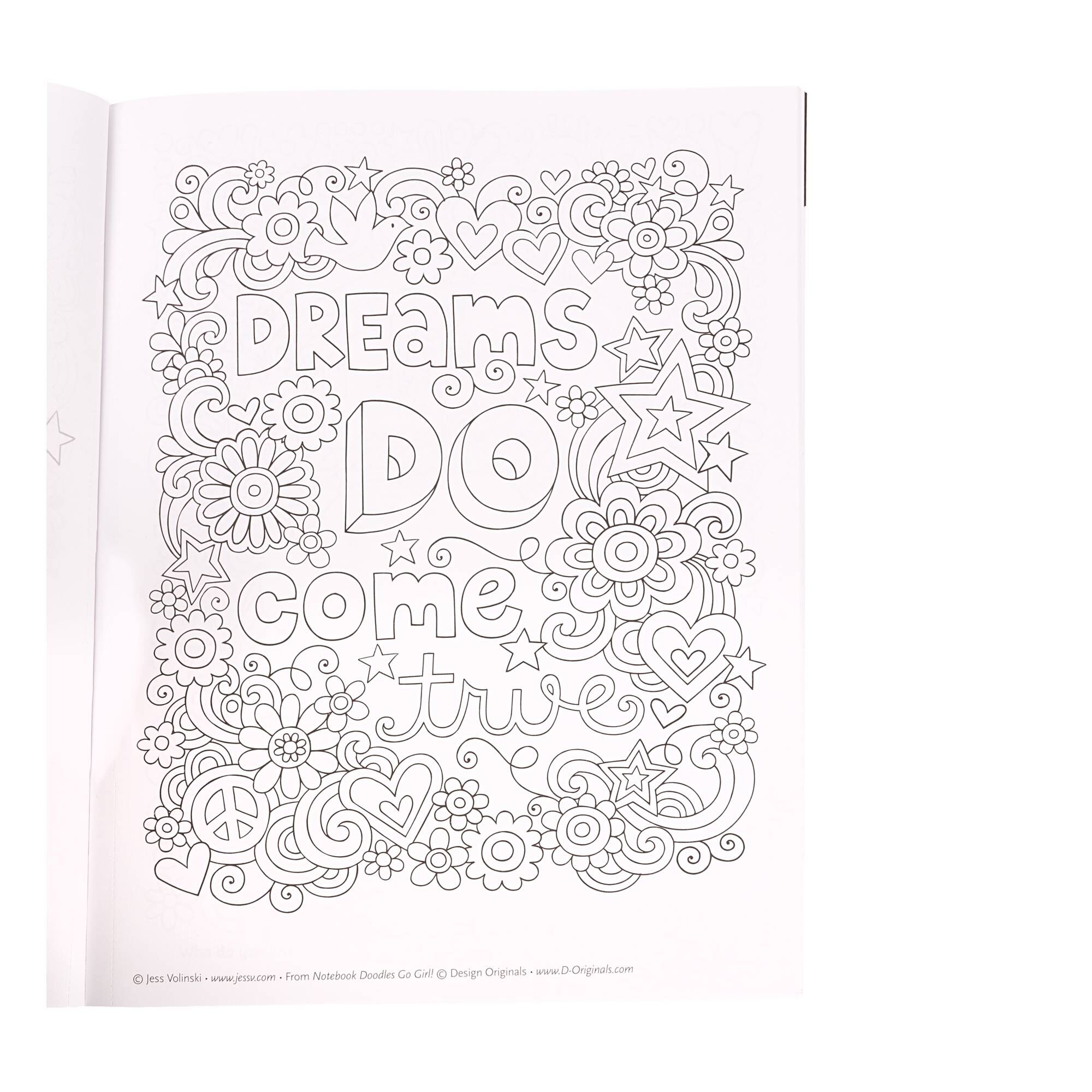 Notebook Doodles Go Girl Colouring and Activity Book | Hobbycraft