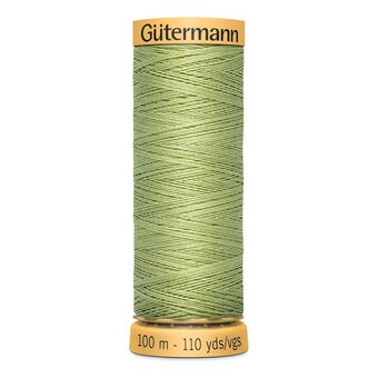 Gutermann Green Cotton Thread 100m (9837)
