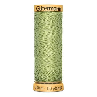Gutermann Green Cotton Thread 100m (9837)