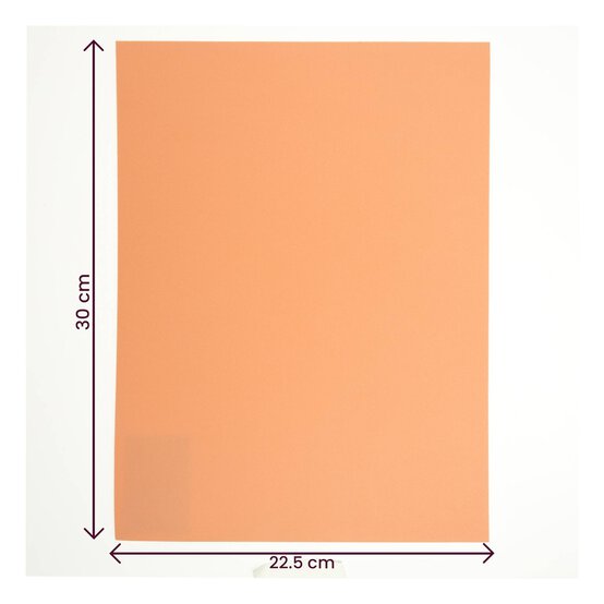 Peach EVA Foam Sheet 22.5cm x 30cm image number 4