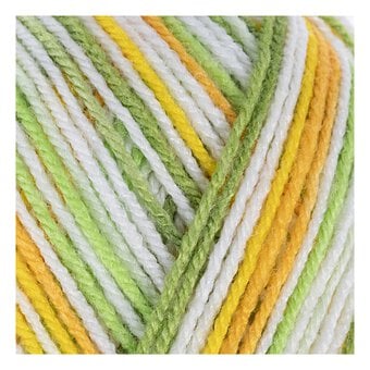 James C Brett Lime Cordial Party Time Stripes DK Yarn 100g image number 2