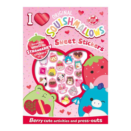 Squishmallows Sweet Stickers Book image number 1