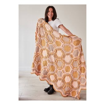 Knitcraft Hexagon Bobble Blanket Digital Pattern 0145