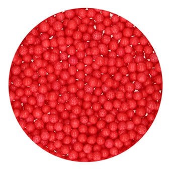 FunCakes Red Soft Pearls 4mm 60g image number 2