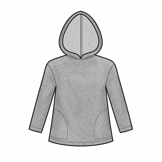 Simplicity Kids&rsquo; Knit Hoodie Sewing Pattern S9028 (8-16) image number 4