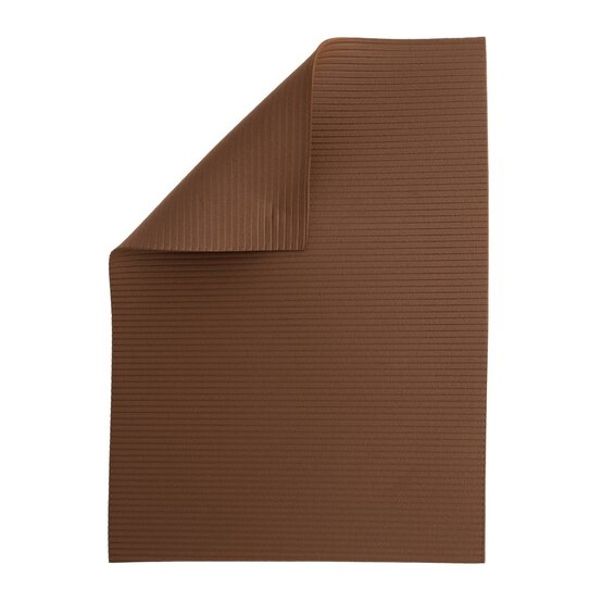 Brown Corrugated EVA Foam Sheet 22.5cm x 30cm image number 1