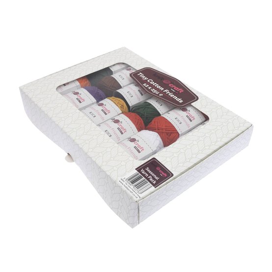 Knitcraft Seasonal Tiny Cotton Friends Yarn 25g 12 Pack image number 5