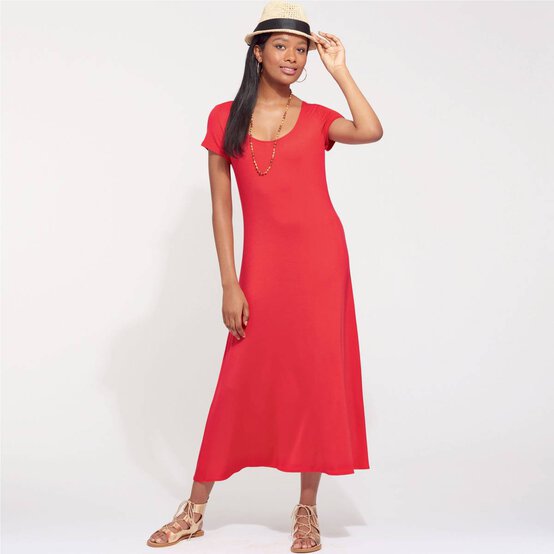 New Look Women's Knit Dress Sewing Pattern N6597 image number 4