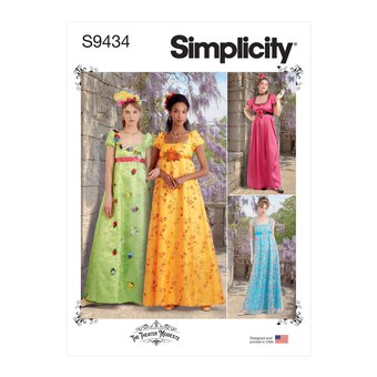 Simplicity Women's Costume Sewing Pattern S9434 (AA 10-18)