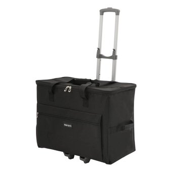 Large Black Sewing Machine Trolley Bag