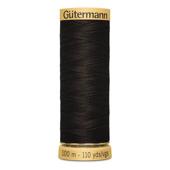 Gutermann Brown Cotton Thread 100m (1712)
