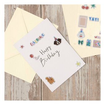 Let's Party Puffy Stickers