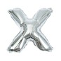 Silver Foil Letter X Balloon image number 1