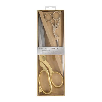 Milward Gold Scissors Gift Set