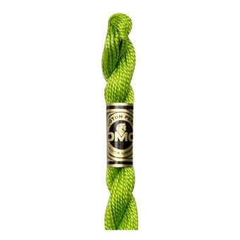 DMC Green Pearl Cotton Thread Size 5 25m (907)