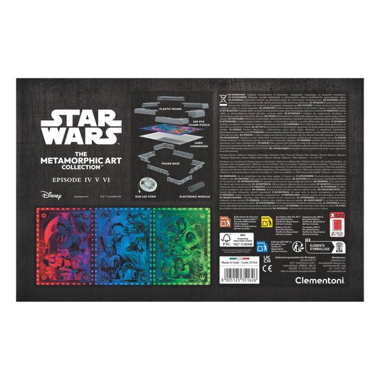 Star Wars Episode IV, V and VI Metamorphic Collection Puzzle 520 Pieces image number 5