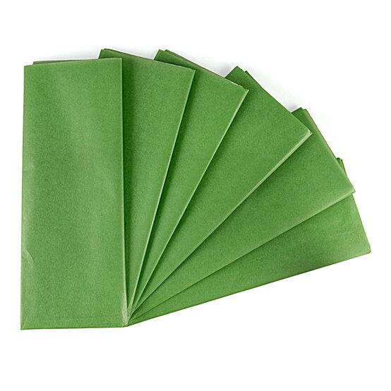 Apple Green Tissue Paper 50cm x 75cm 6 Pack image number 1