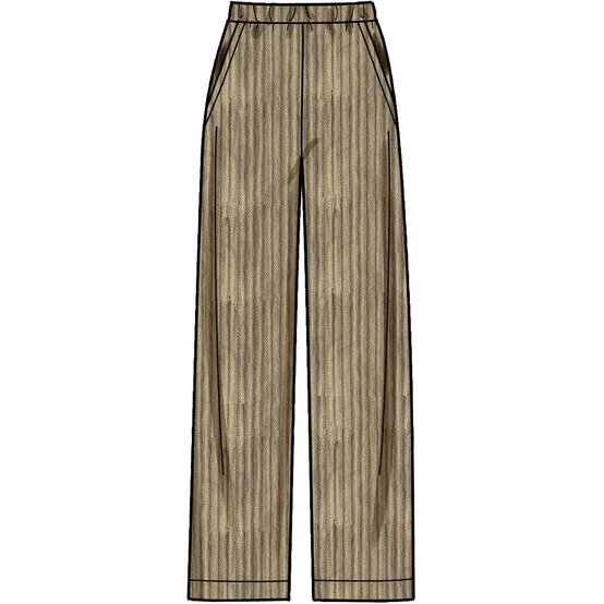 New Look Flared Trousers Sewing Pattern N6691 (6-18) image number 3