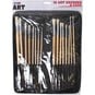 Art Brushes and Case 16 Pieces image number 4