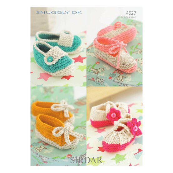 Sirdar Snuggly DK Bootees and Shoes Digital Pattern 4527 image number 1