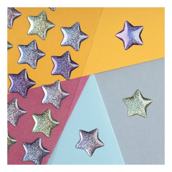 Lilac Star Epoxy Stickers 36 Pack image number 3