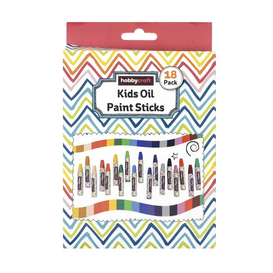 Oil Paint Sticks 18 Pack  image number 1