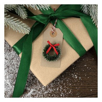 Green Wreath 3D Stickers 6 Pack