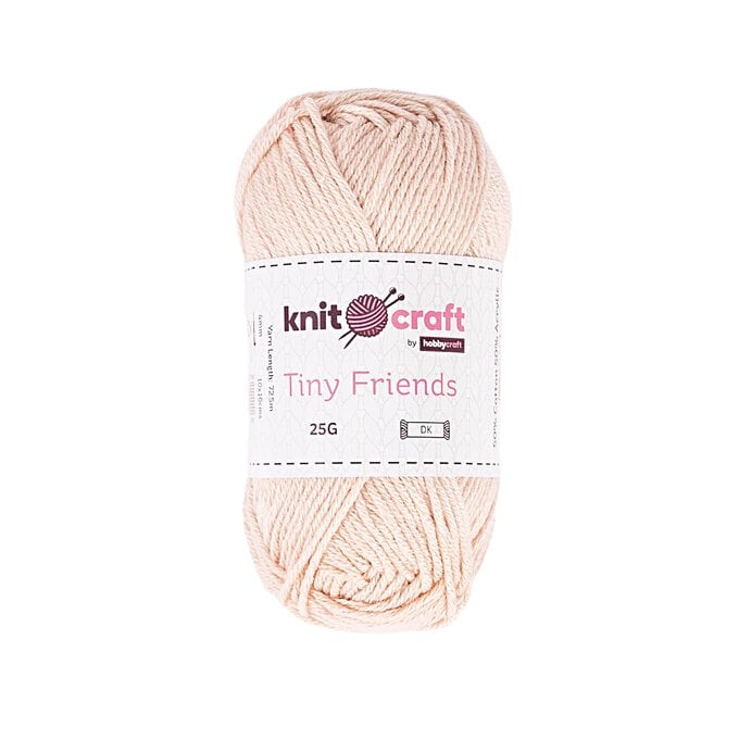 Knitcraft Pastel Pink Tiny Friends Yarn 25g