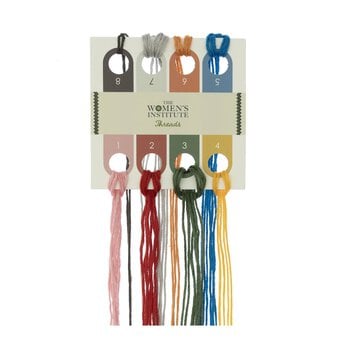 WI Floral Embroidery by Numbers Kit