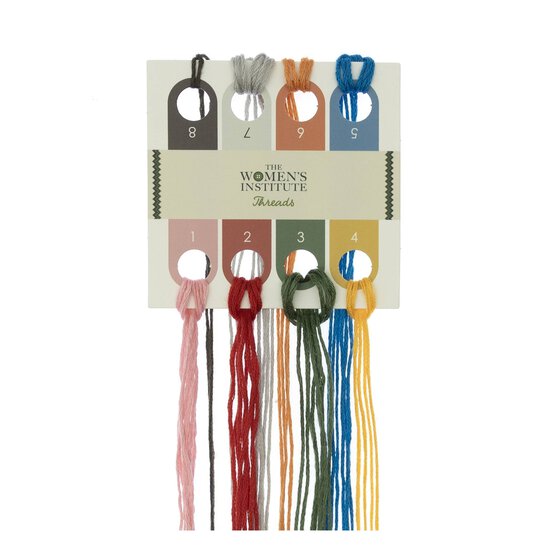 WI Floral Embroidery by Numbers Kit image number 2