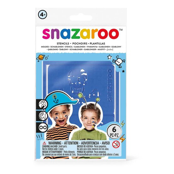 Snazaroo Adventure Stencils 6 Pack image number 1