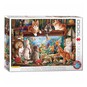 Eurographics Cats by the Aquarium Jigsaw Puzzle 1000 Pieces image number 1