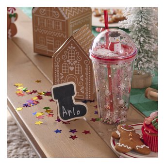 Blackboard Stocking Place Setting 9cm 