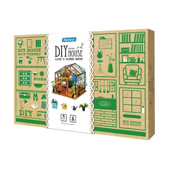 Rolife Cathy’s Flower House Miniature House Kit image number 1