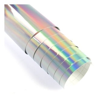 Holographic Glossy Permanent Vinyl 12 x 48 Inches image number 4