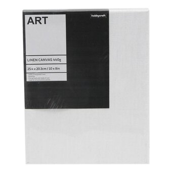 Linen Canvas 25.4cm x 20.3cm