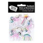 Express Yourself Unicorn and Rainbow Card Toppers 6 Pieces image number 1