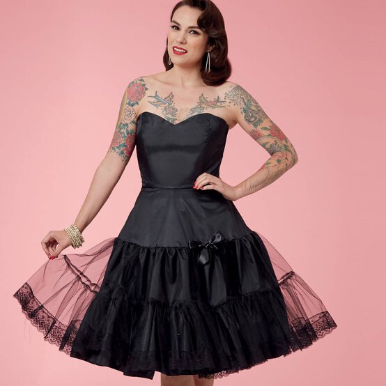 Simplicity Slip and Petticoat Sewing Pattern S9293 (6-14) image number 4