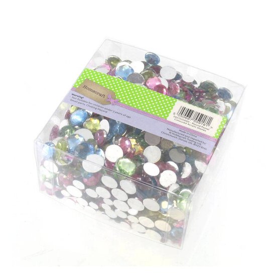 Round Pastel Colour Acrylic Stones