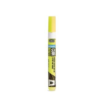 Pebeo Setacolor Fluorescent Yellow Leather Paint Marker