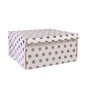 Silver Polka Dot Cake Box 12 Inches image number 1