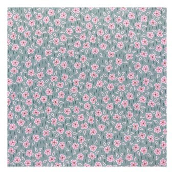 Vintage Haze Petal Piecing Cotton Fabric by the Metre