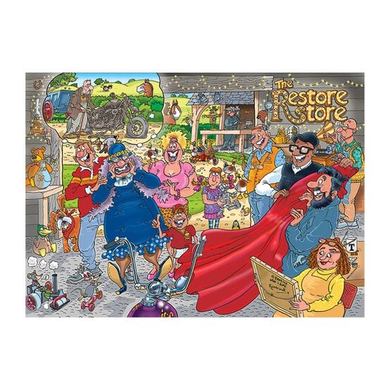 Wasgij Original 41 The Restore Store Jigsaw Puzzle 1000 Pieces image number 2