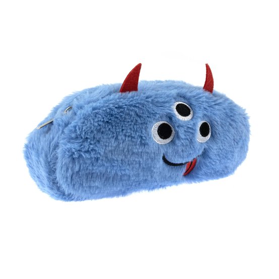 Reversible Plush Monster Pencil Case image number 3