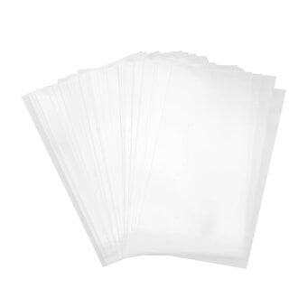 Anita’s Clear Plastic Card Bags 5 x 7 Inches 50 Pack