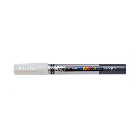 Lyra Graduate Mark All White Marker 0.7mm image number 1