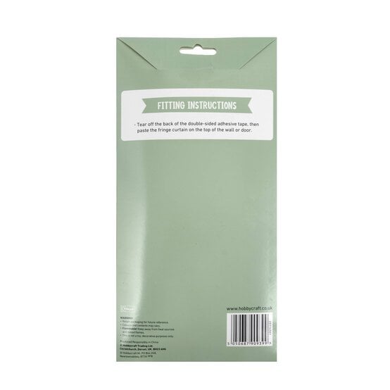 Create & Celebrate Blue Foil Fringe Curtain 1m x 2m image number 5